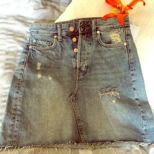 H&M Denim Skirt Size 4